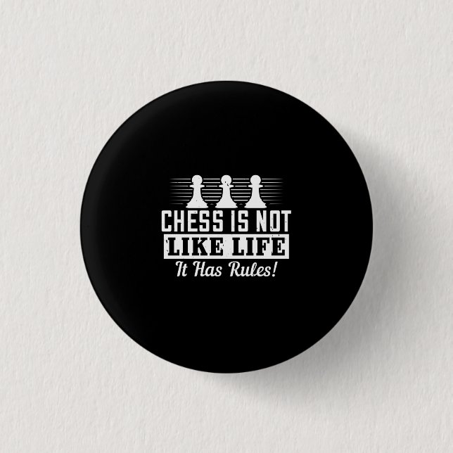 Chess är inte som det har Regler! Knapp (Framsida)