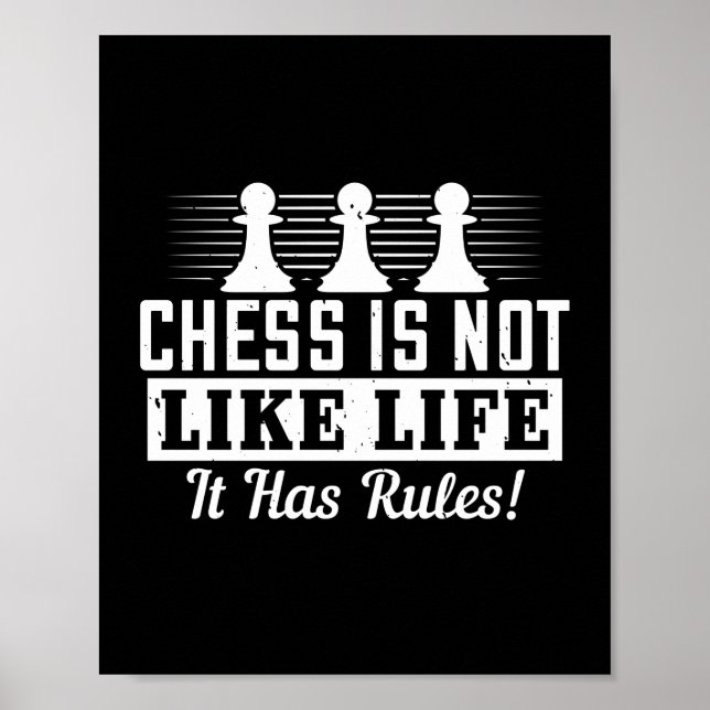 Chess är inte som det har Regler! Poster (Framsidan)