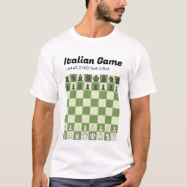 Chess är Life - Italienskt spel T Shirt