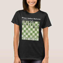 Chess är Life - Kung, Indiska försvaret T Shirt