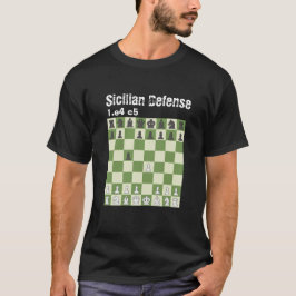 Chess är Life - Sicilianskt försvar T Shirt