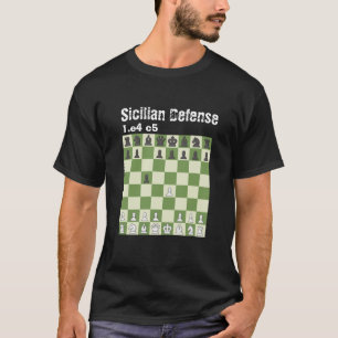 Chess är Life - Sicilianskt försvar T Shirt
