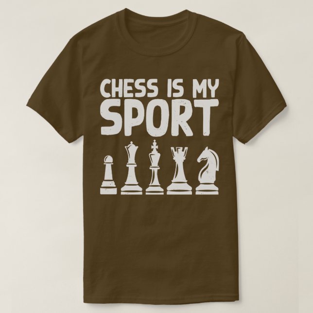 Chess är min sport 1 t shirt (Design framsida)