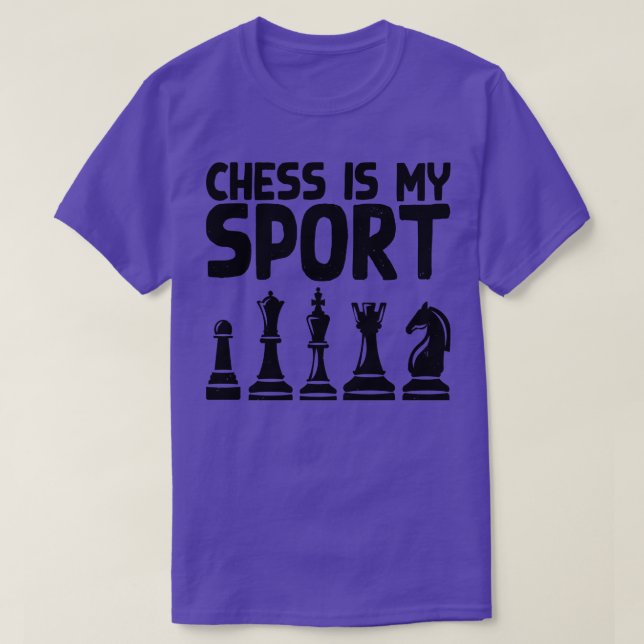 Chess är min sport 1 t shirt (Design framsida)