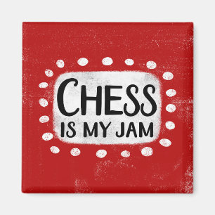Chess är mitt Sylt-kylskåp, magnet