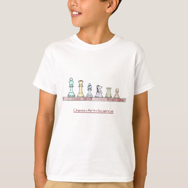Chess = Art + Science Shirt T (Framsida)