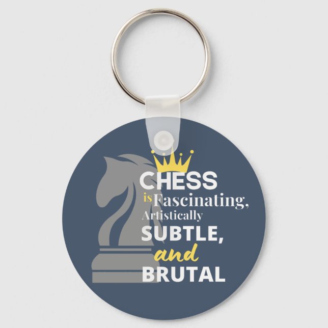 Chess - Artistiskt subtil Nyckelring (Framsida)