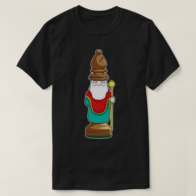 Chess biet Bishop Chess 1 T Shirt (Design framsida)