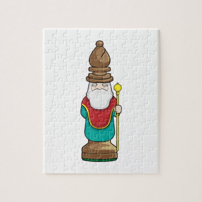 Chess biet Bishop Chess Pussel (Vertikal)