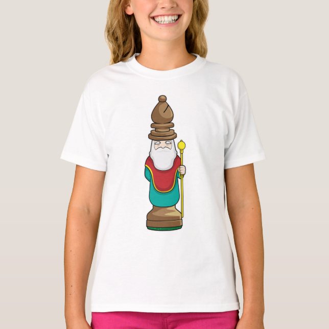 Chess biet Bishop Chess T Shirt (Framsida)