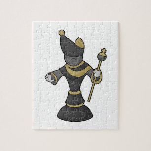 Chess biet Bishop-personalen Chess Pussel