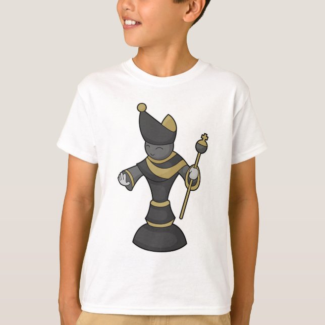 Chess biet Bishop-personalen Chess T Shirt (Framsida)