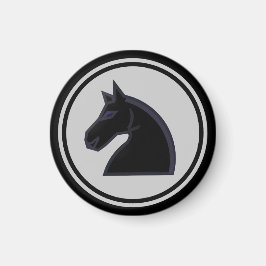 Chess Biet Black Knight Magnet