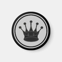 Chess Biet Black Queen Magnet