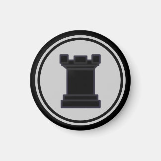 Chess Biet Black Rook Magnet