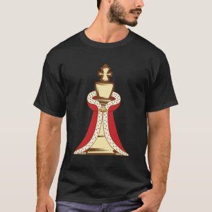 Chess Biet Costume Kung med Cape Chess T Shirt