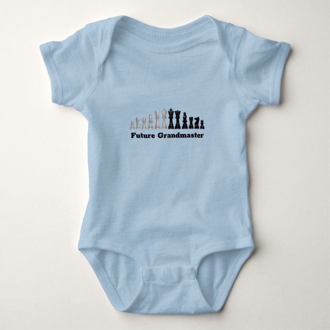 Chess Biet Design Baby Bodykostym T Shirt (Framsida)