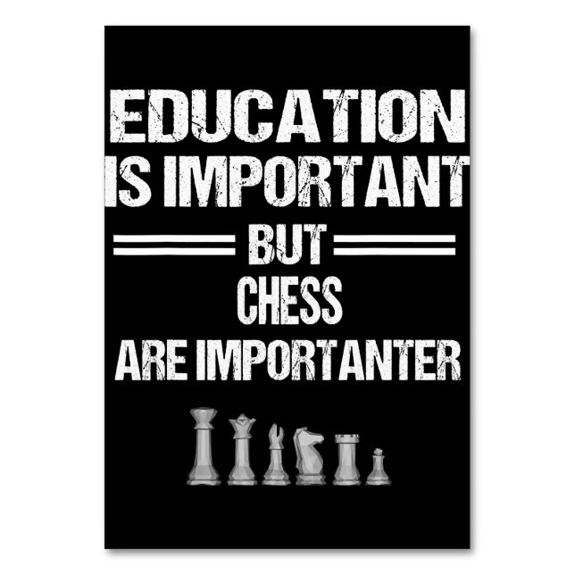 Chess Biet Education Humor Sarcastic Funny Kristus Bordsnummer (Framsidan)