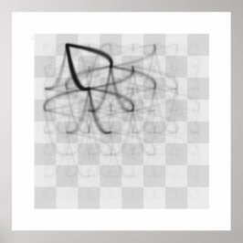 Chess Biet Journeys (Svart drottningens Knight) Poster