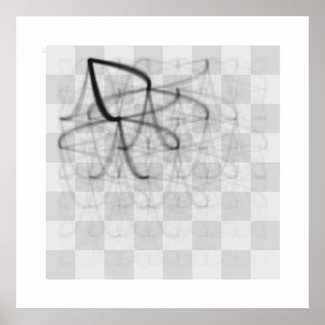 Chess Biet Journeys (Svart drottningens Knight) Poster (Framsidan)