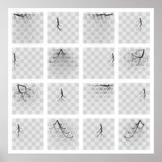 Chess Biet Journeys (Svarta Delar, Square) Poster (Framsidan)