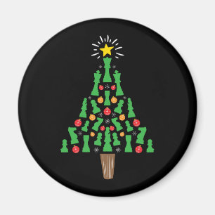 Chess Biet Julgran Magnet