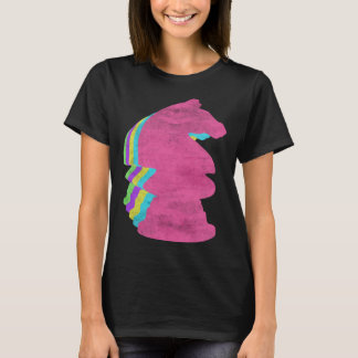 Chess Biet Knight 80s Färg 1980-talet T Shirt