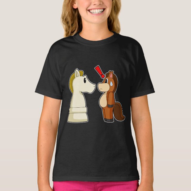 Chess biet Knight Horse Chess T Shirt (Framsida)