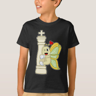 Chess biet Kung Butterfly Chess T Shirt