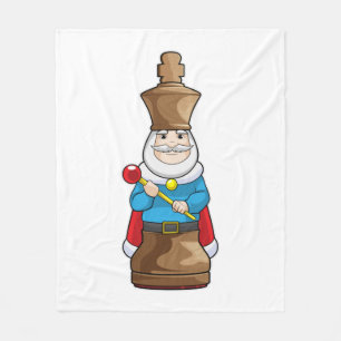 Chess biet Kung Chess Fleecefilt