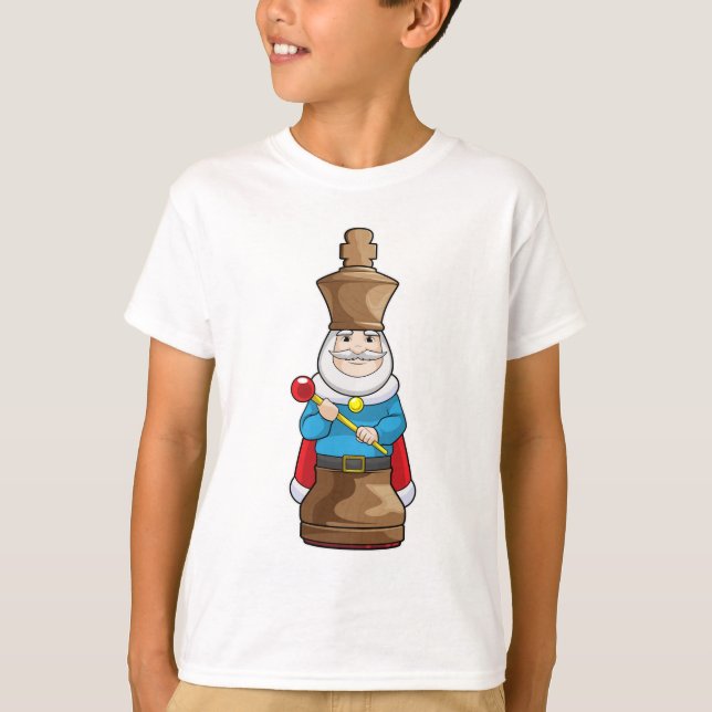 Chess biet Kung Chess T Shirt (Framsida)