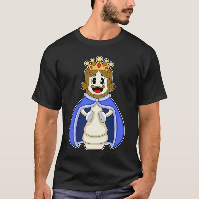 Chess biet Kung Chess T Shirt (Framsida)