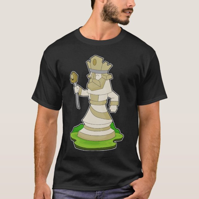 Chess biet Kung Chess T Shirt (Framsida)