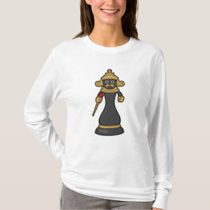 Chess biet Kung i Chess med personal T Shirt