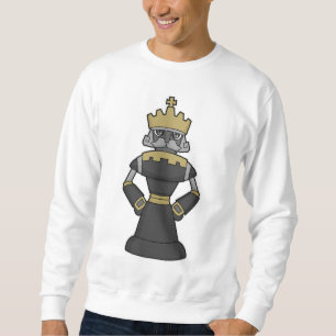 Chess biet Kung Krona Chess Lång Ärmad Tröja