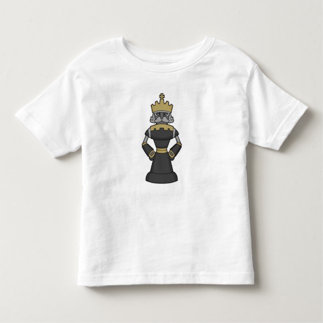 Chess biet Kung Krona Chess T Shirt (Framsida)