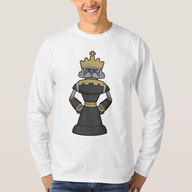 Chess biet Kung Krona Chess T Shirt (Framsida)