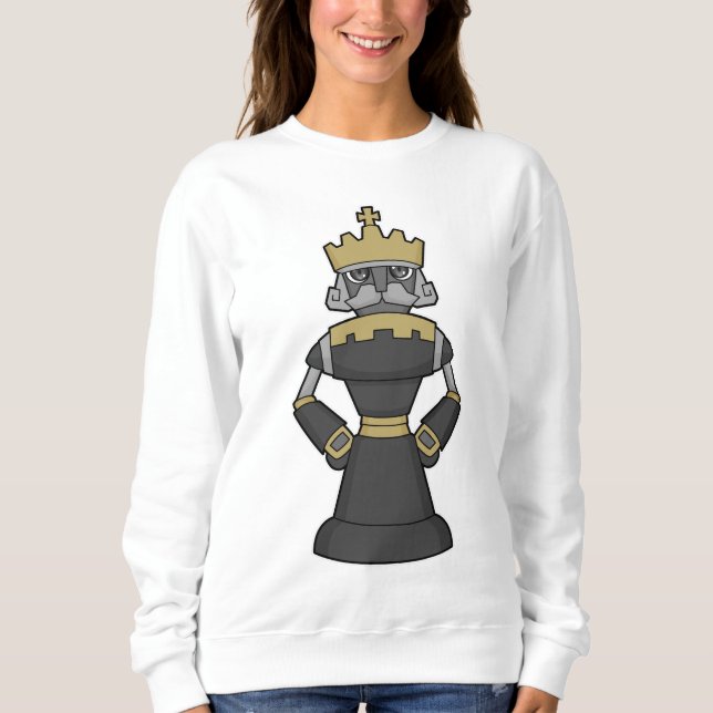 Chess biet Kung Krona Chess T Shirt (Framsida)