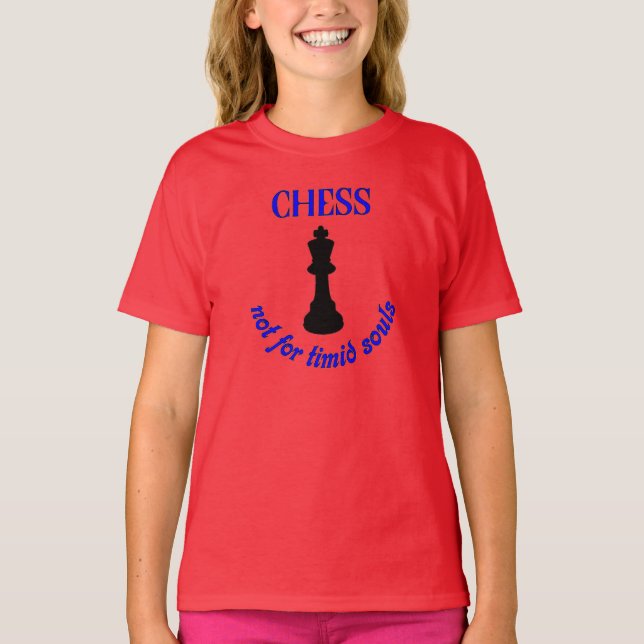Chess Biet Kung - Lustigt tal - T Shirt för barn (Framsida)