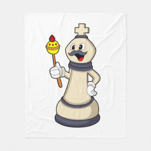 Chess biet Kung vid Chess.PNG Fleecefilt