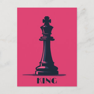 Chess Biet - Kung Vykort