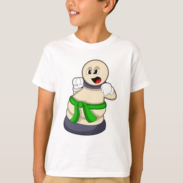 Chess biet Pawn i Chess T Shirt (Framsida)