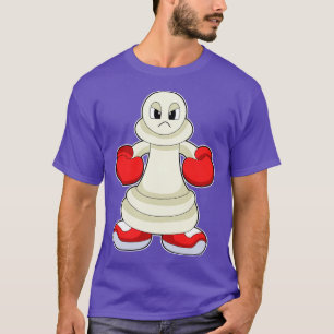 Chess biet Pawn som Boxer med Boxing handskar T Shirt