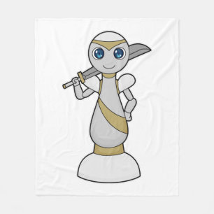 Chess biet Pawn Sword Chess Fleecefilt