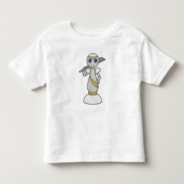 Chess biet Pawn Sword Chess T Shirt (Framsida)