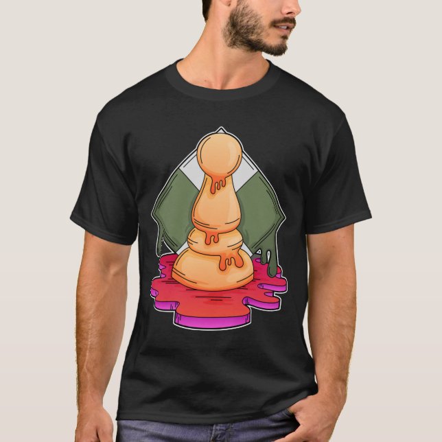 Chess biet Pawn T Shirt (Framsida)