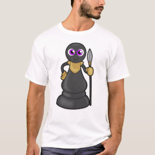 Chess biet Pawn vid Chess med Spear T Shirt