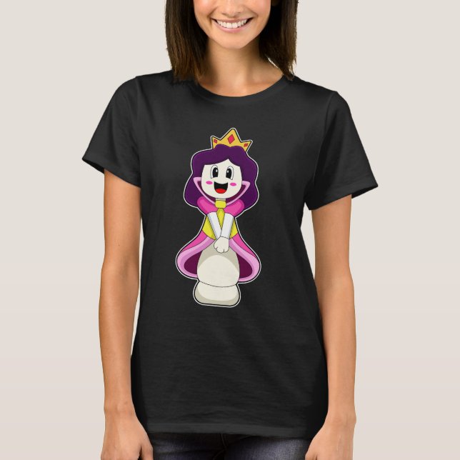 Chess biet Queen Chess T Shirt (Framsida)