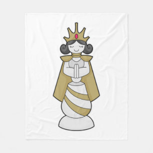 Chess biet Queen Krona Chess Fleecefilt