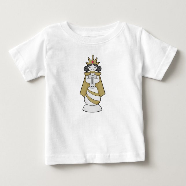Chess biet Queen Krona Chess T Shirt (Framsida)
